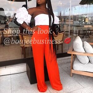 ZARA BNWT Wide Leg Satin Pants